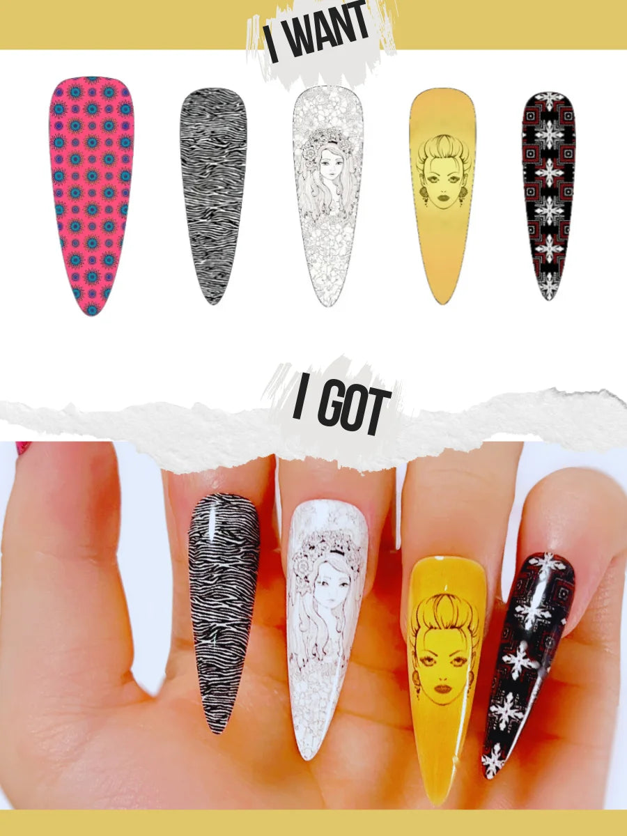 Customize Stiletto Press-On Nails