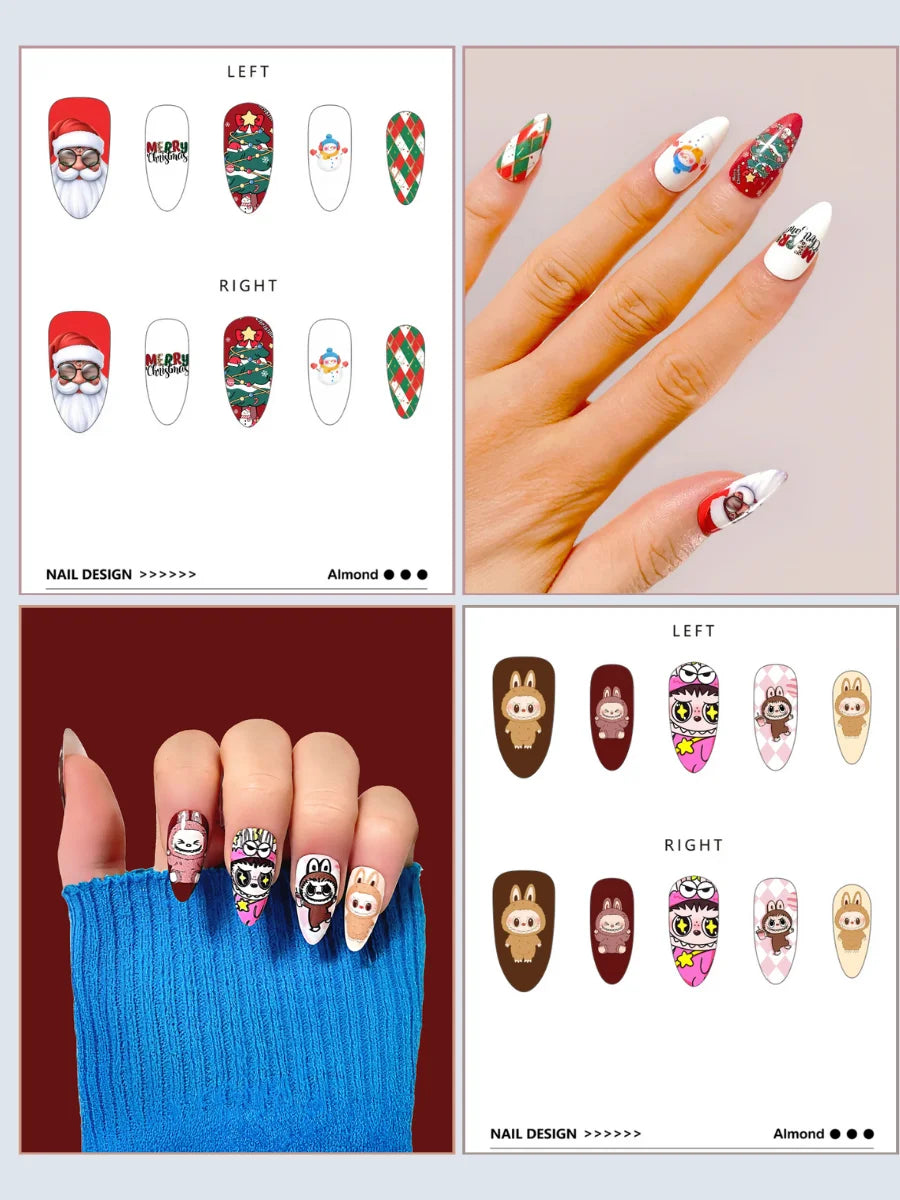 Customize Almond Press-On Nails