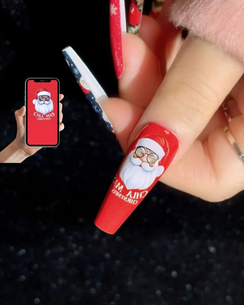 Customize Coffin Press-On Nails