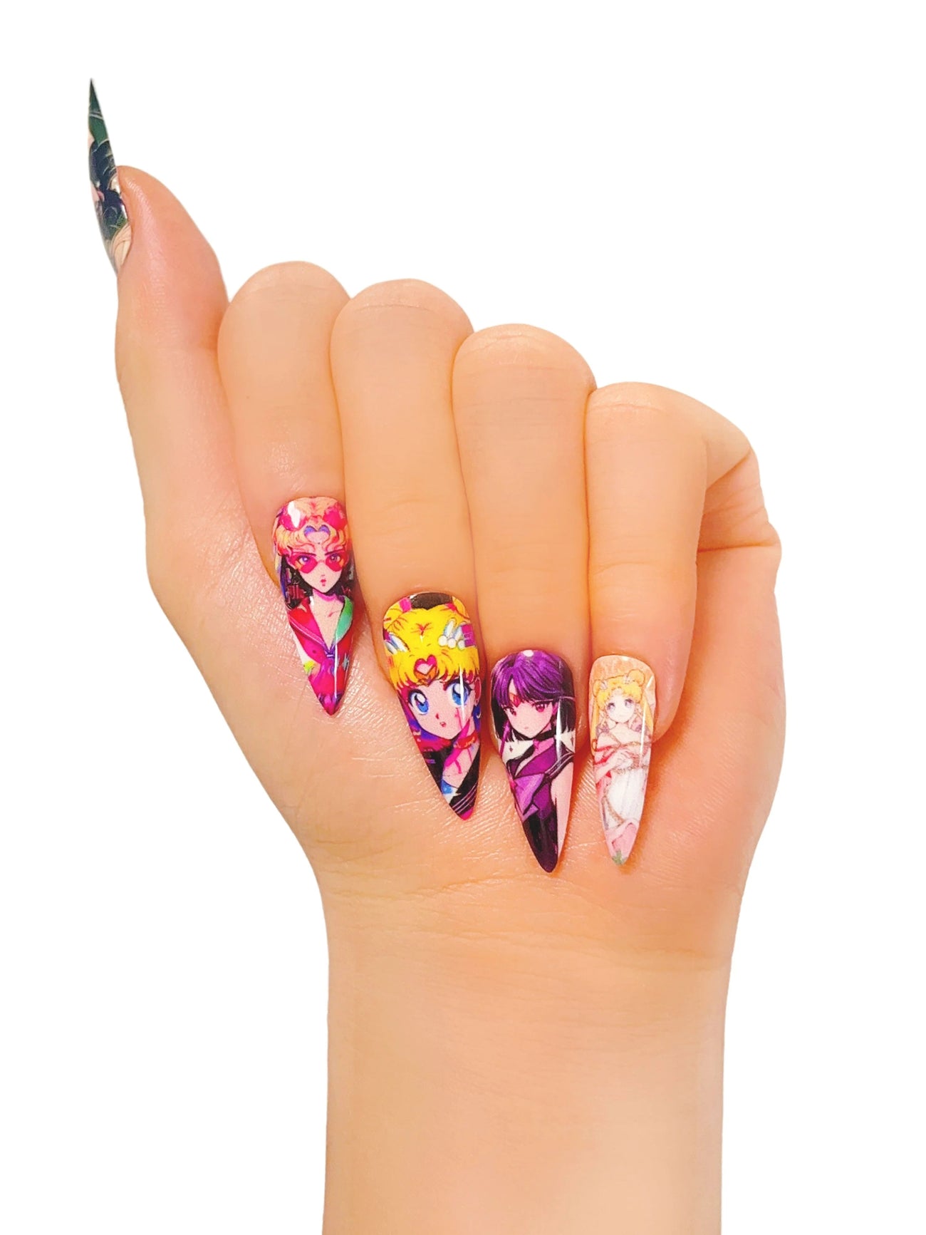 Sailor Moon press-on nails product image
