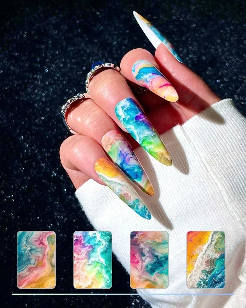 Top 10 Long Press-On Nail Trends for Summer 2025 - NAILELF