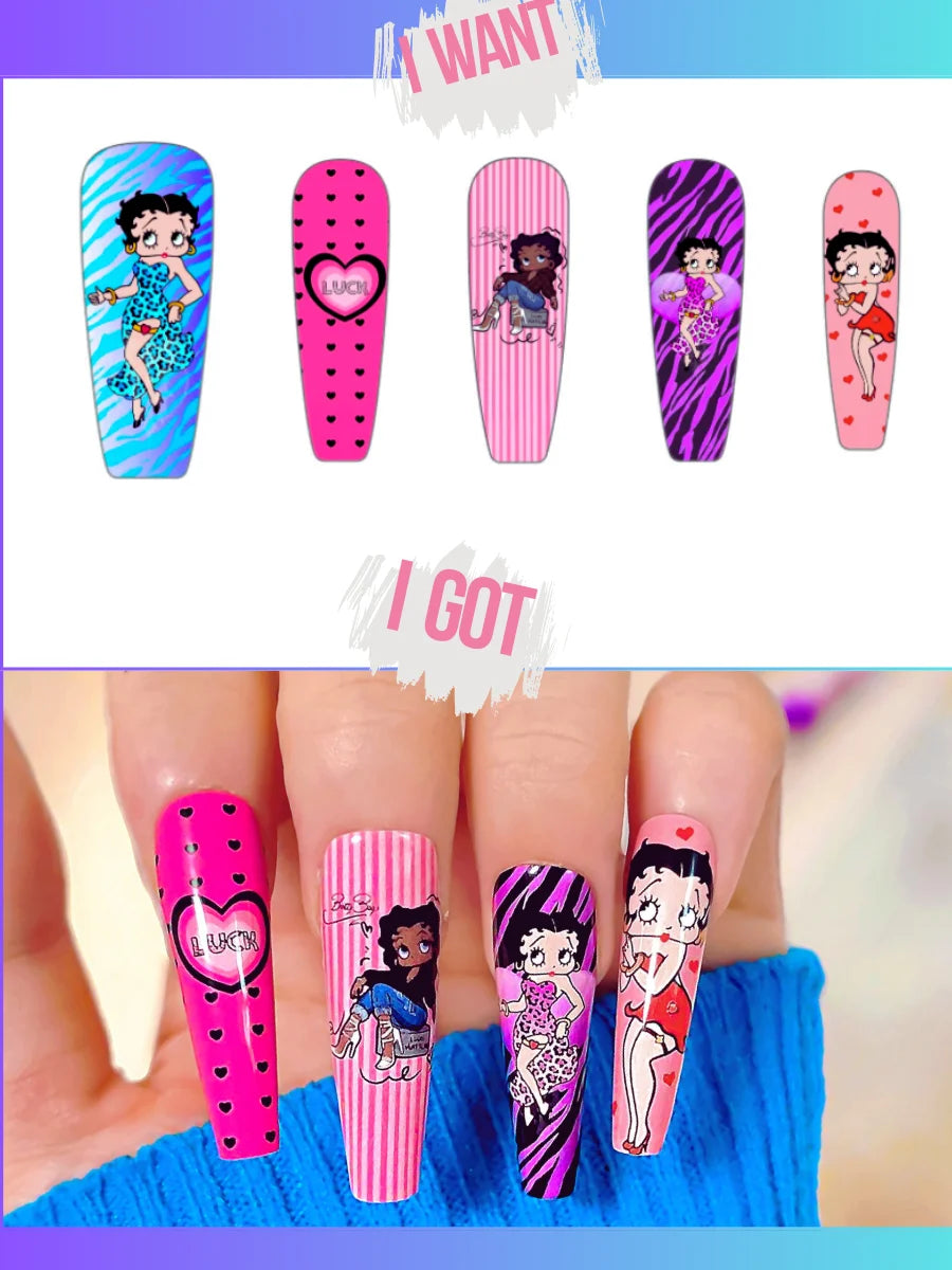 Customize Coffin Press-On Nails