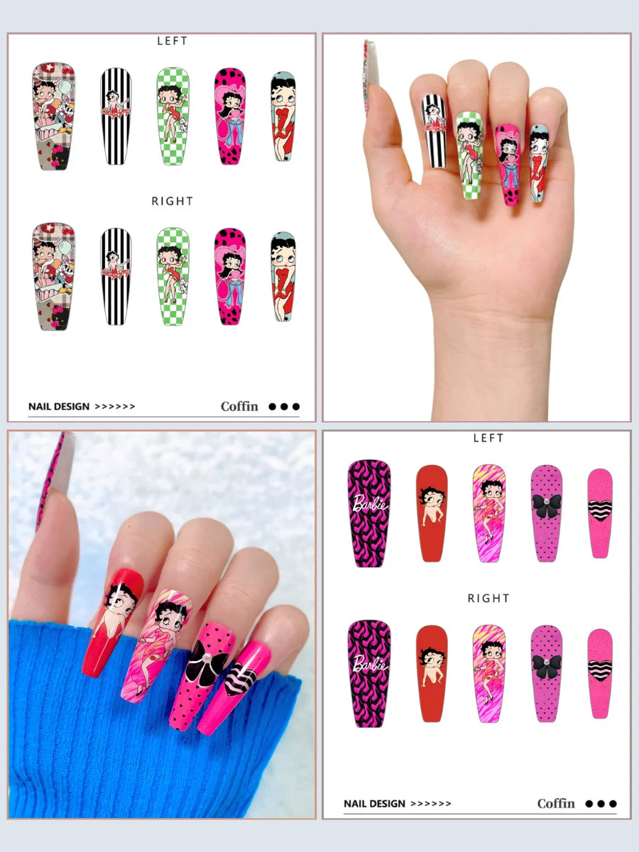 Customize Coffin Press-On Nails