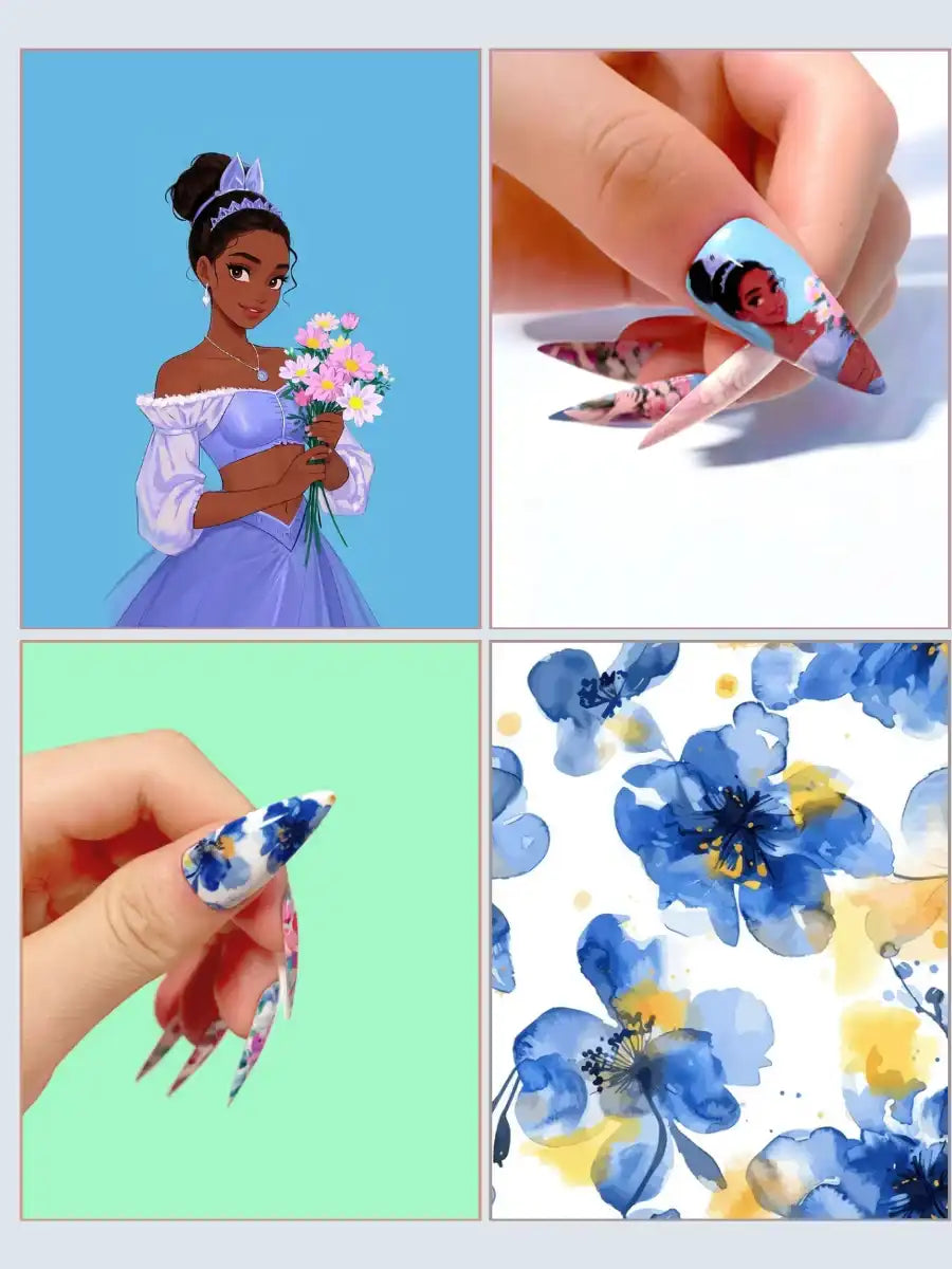 Custom Press-On Nails — Upload Any Design You Love（Almond XL）