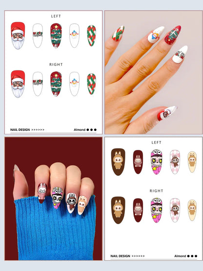 Customize Almond Press-On Nails