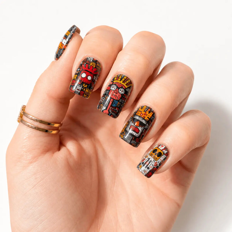 Custom nails made from original artwork