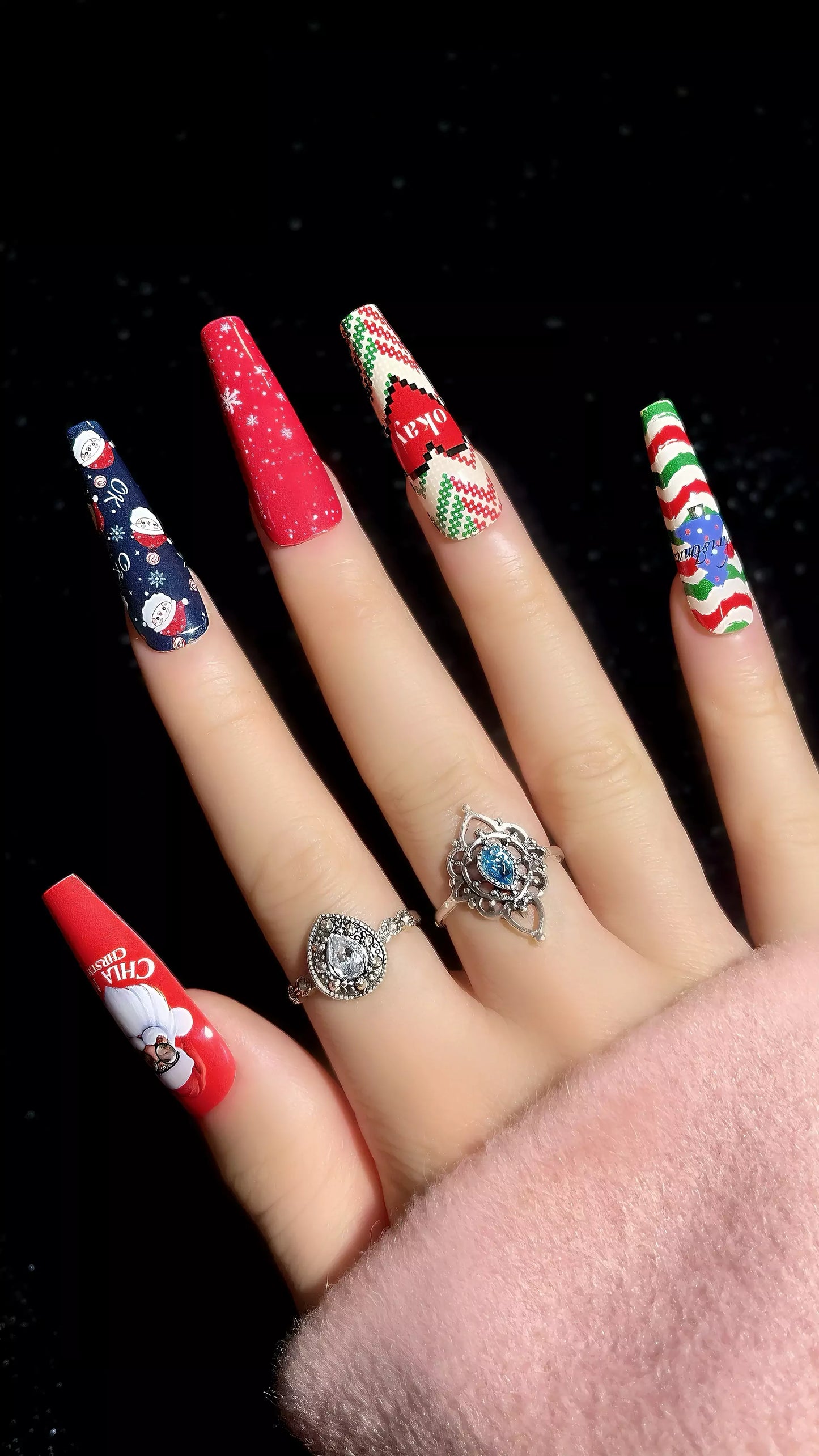Customize Coffin Press-On Nails