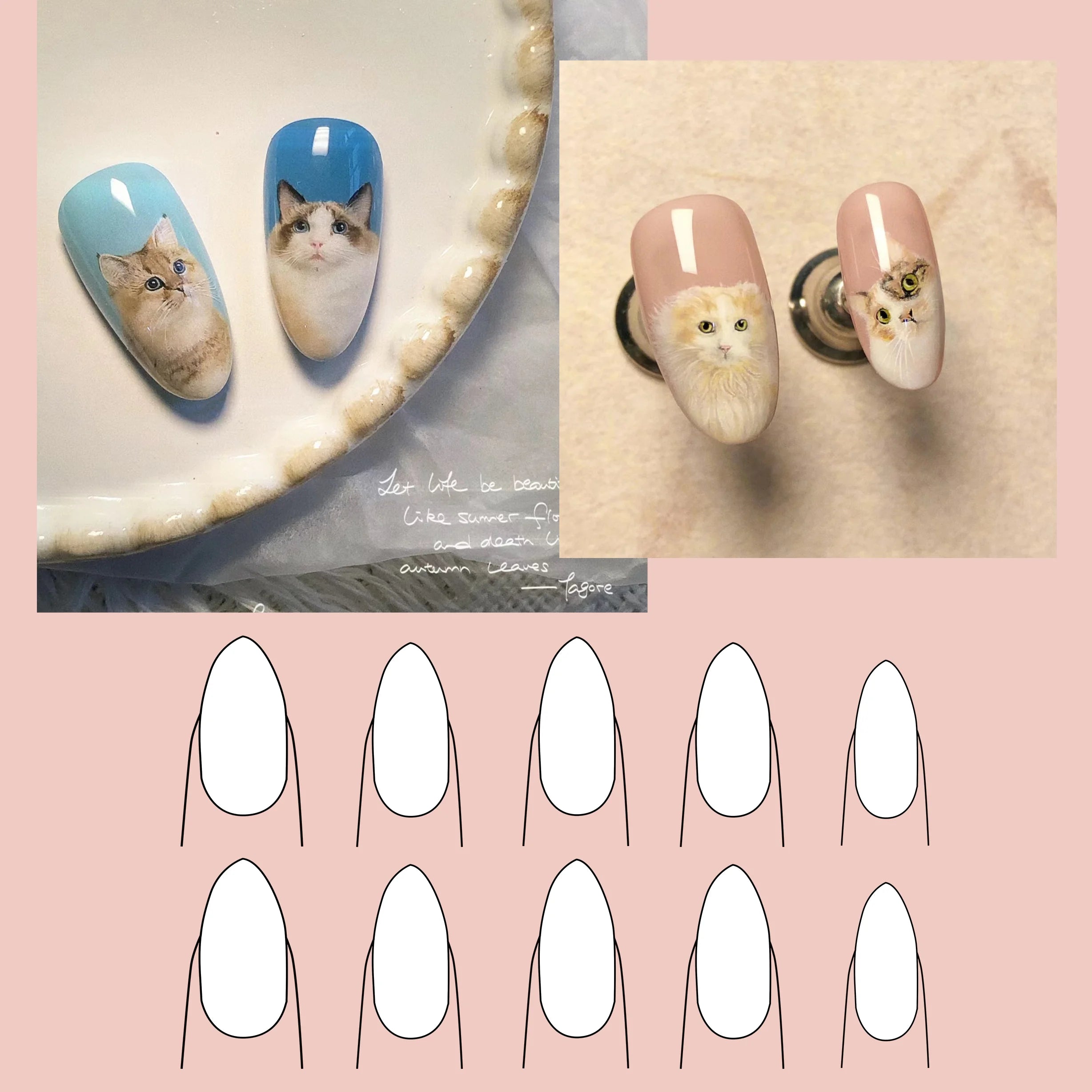 Almond Nail DIY Customization