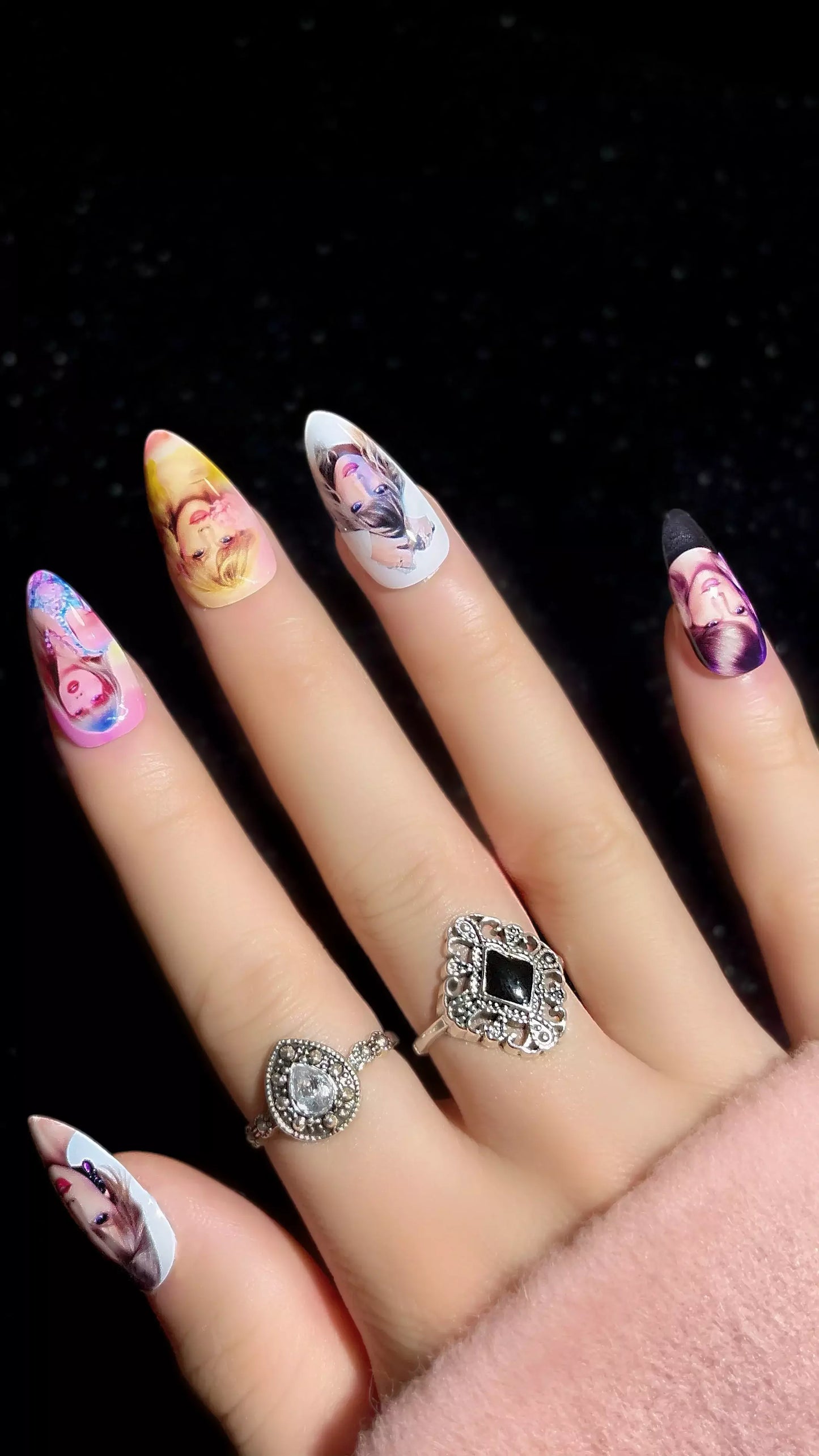 Customize Almond Press-On Nails