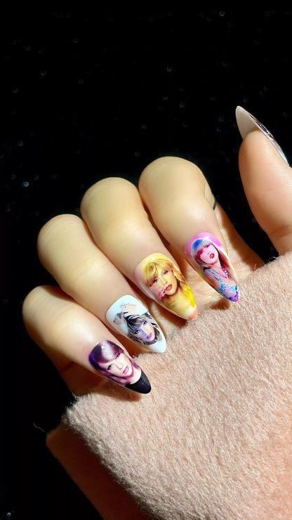 Customize Almond Press-On Nails