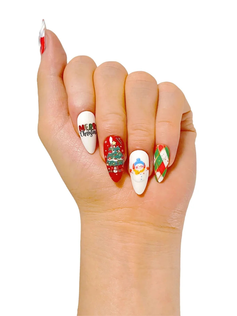 Santa Claus press-on nails product image