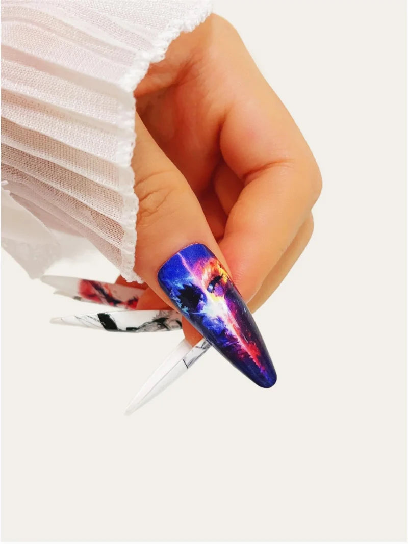Naruto press-on nails set view