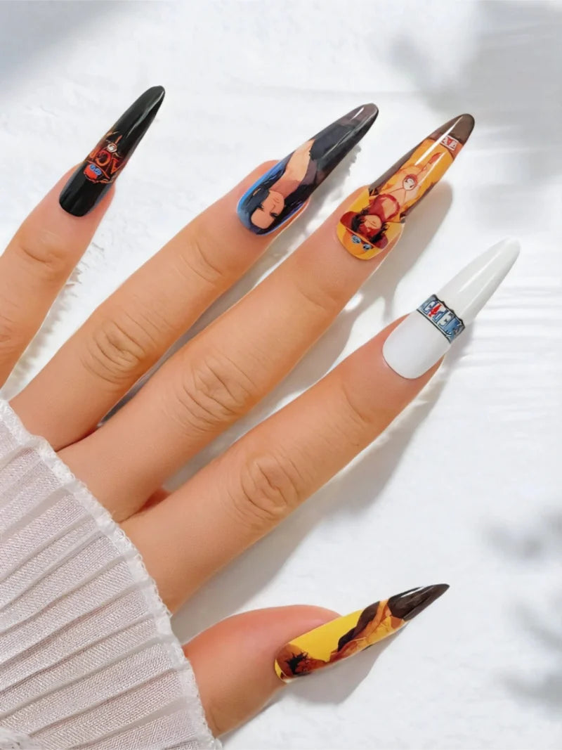 One Piece Luffy Anime Press-On Nails press-on nails set view