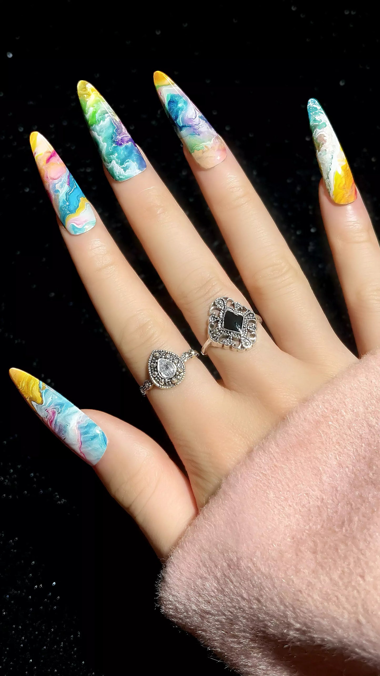 Customize Teardrop Press-On Nails