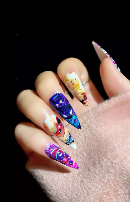 Customize  Almond XL Press-On Nails