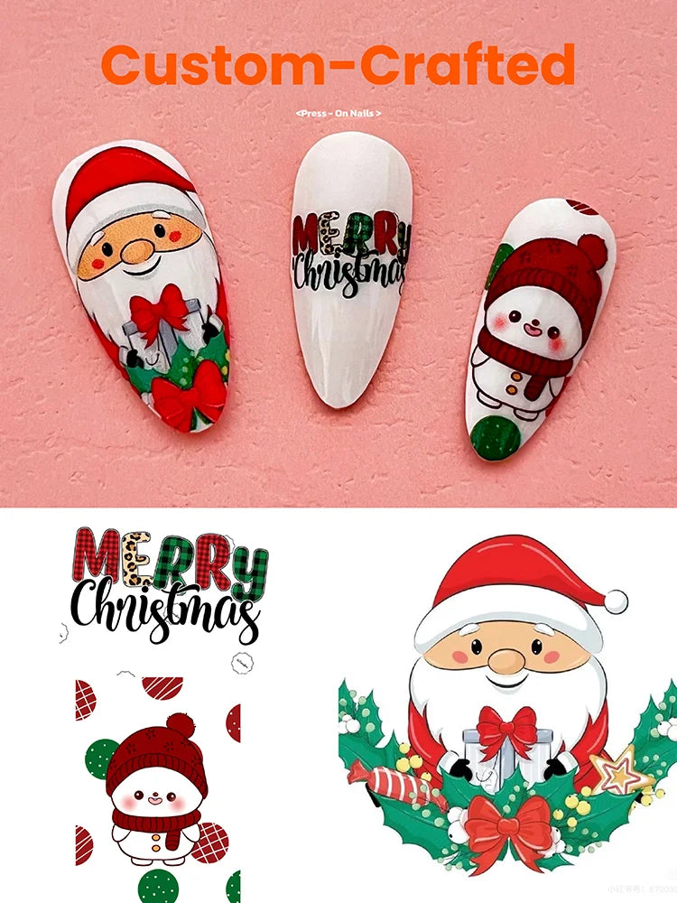 Customize Almond Press-On Nails