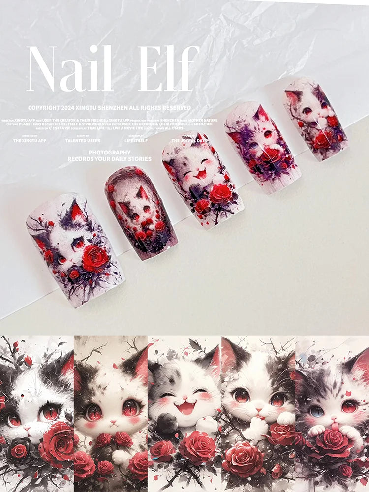 Customize Square Press-On Nails