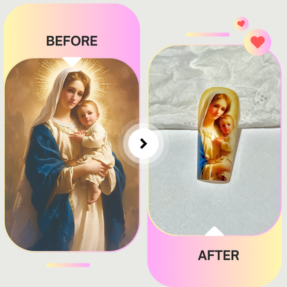 Customize Square XL Press-On Nails