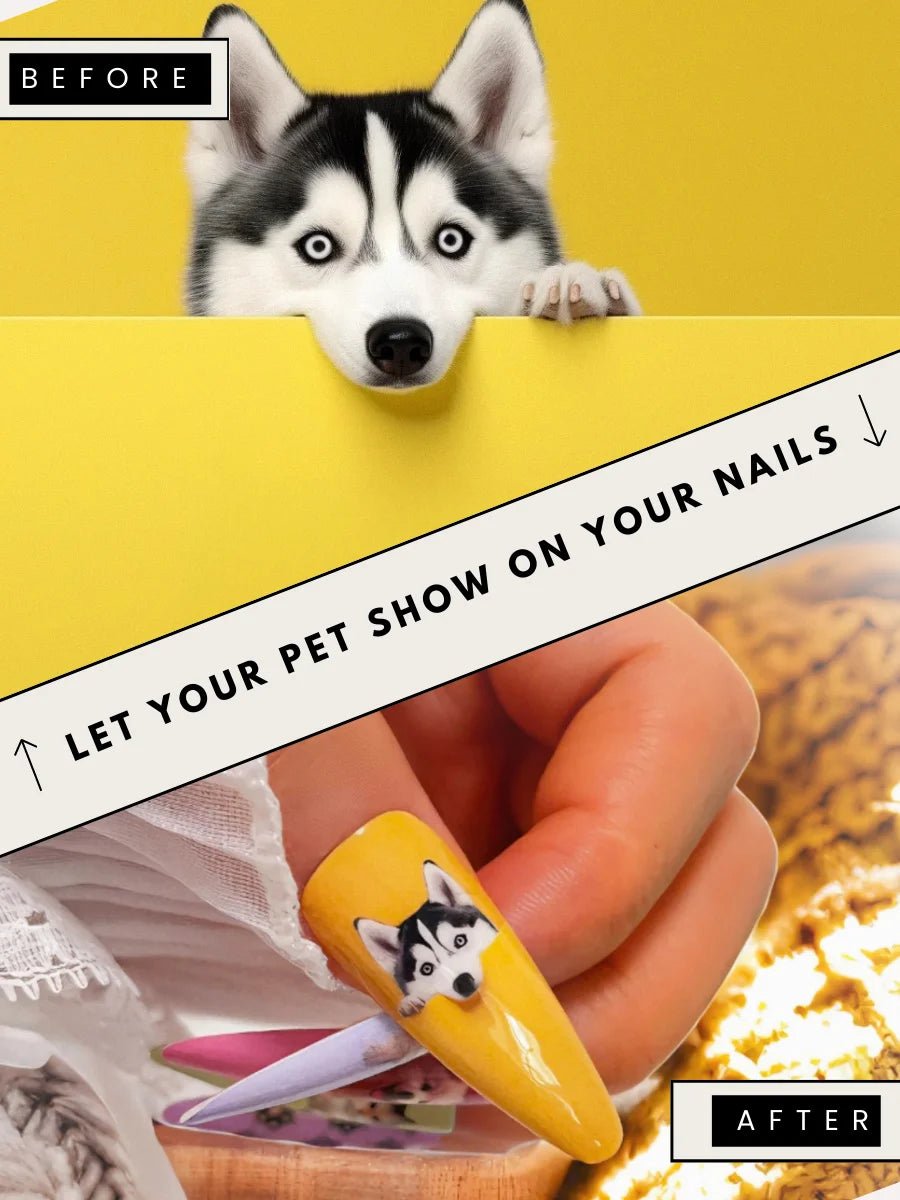 Custom Press - On Nails — Upload Any Design You Love（Teardrop） - NAILELF