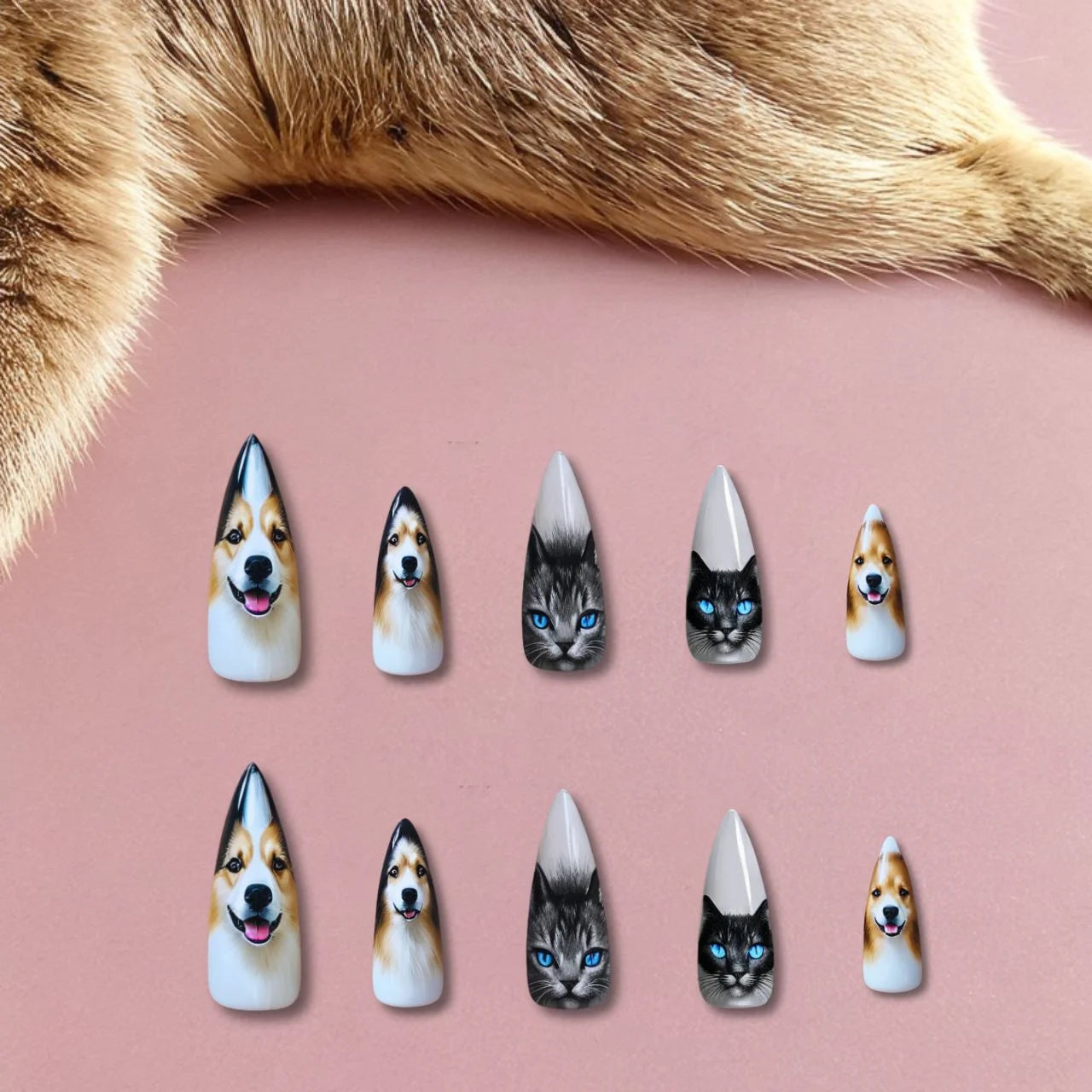 Cat&dog Glamour Nails