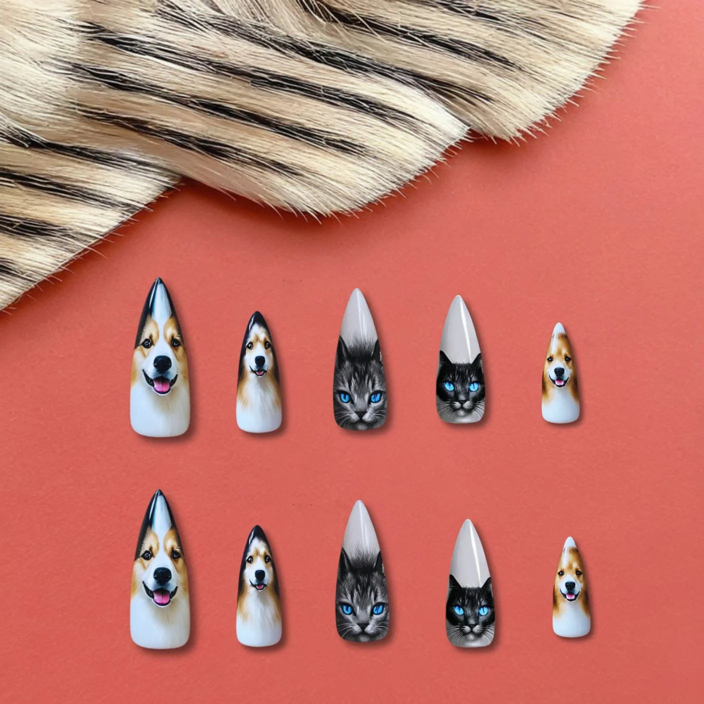 Cat&dog Glamour Nails