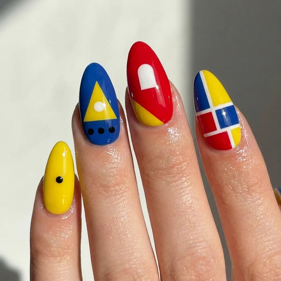 Bold Geometry Nails