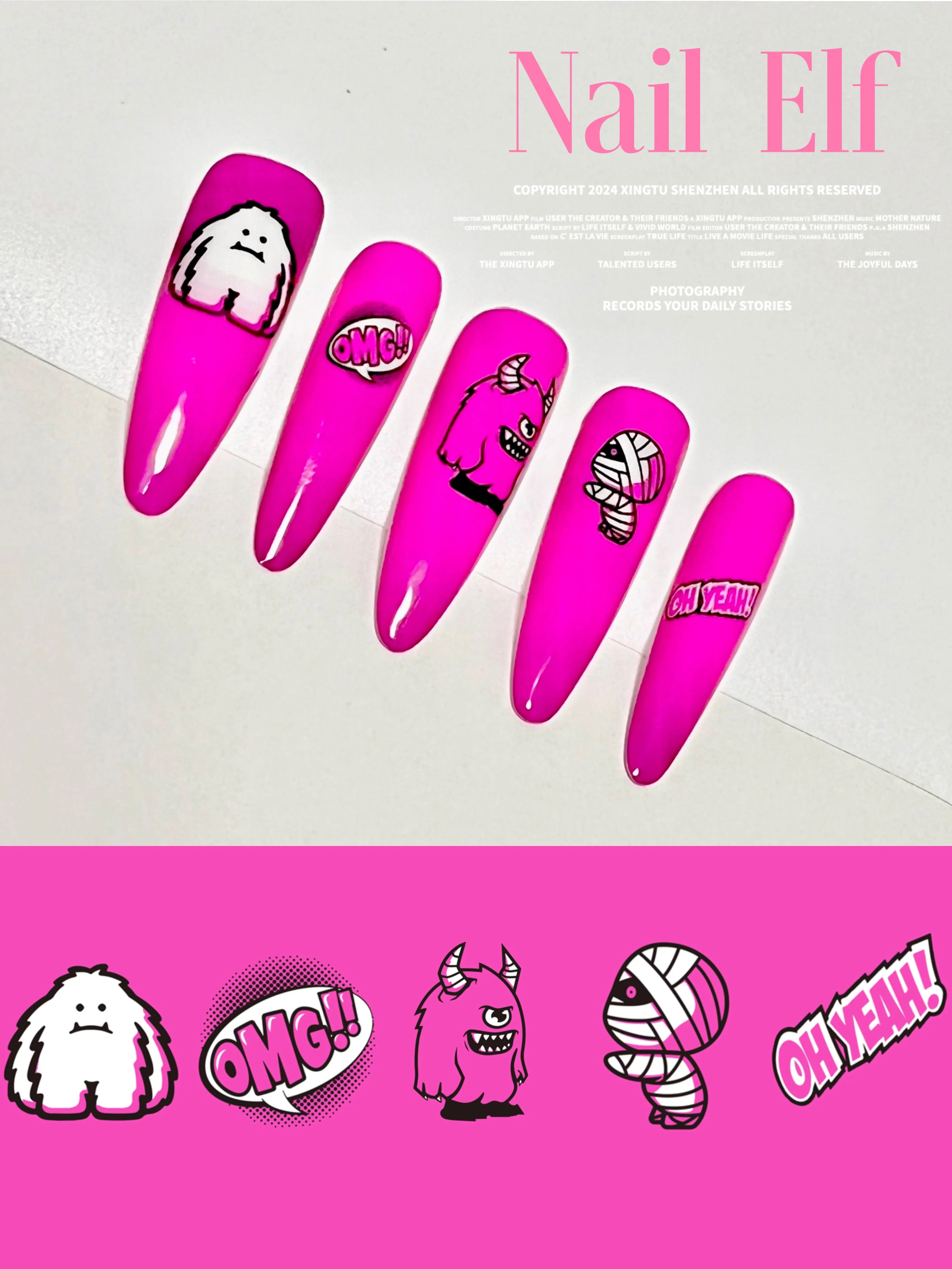 Customize Stiletto Press-On Nails