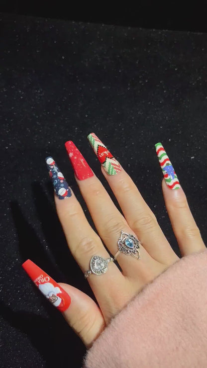 Customize Coffin Press-On Nails