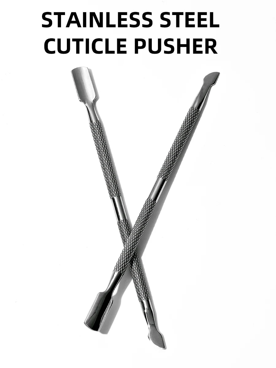 STAINLESS STEEL CUTICLE PUSHER - NAILELF
