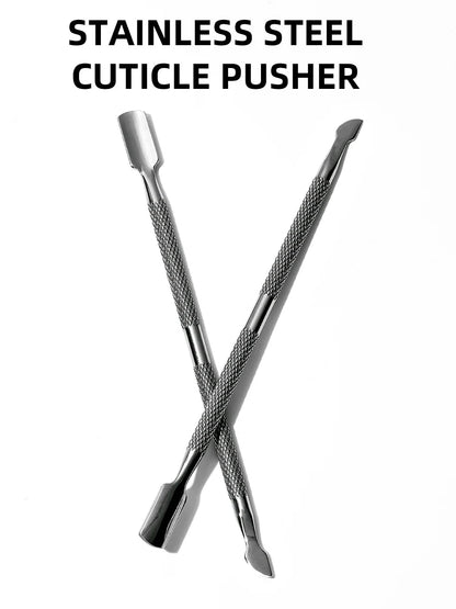STAINLESS STEEL CUTICLE PUSHER - NAILELF